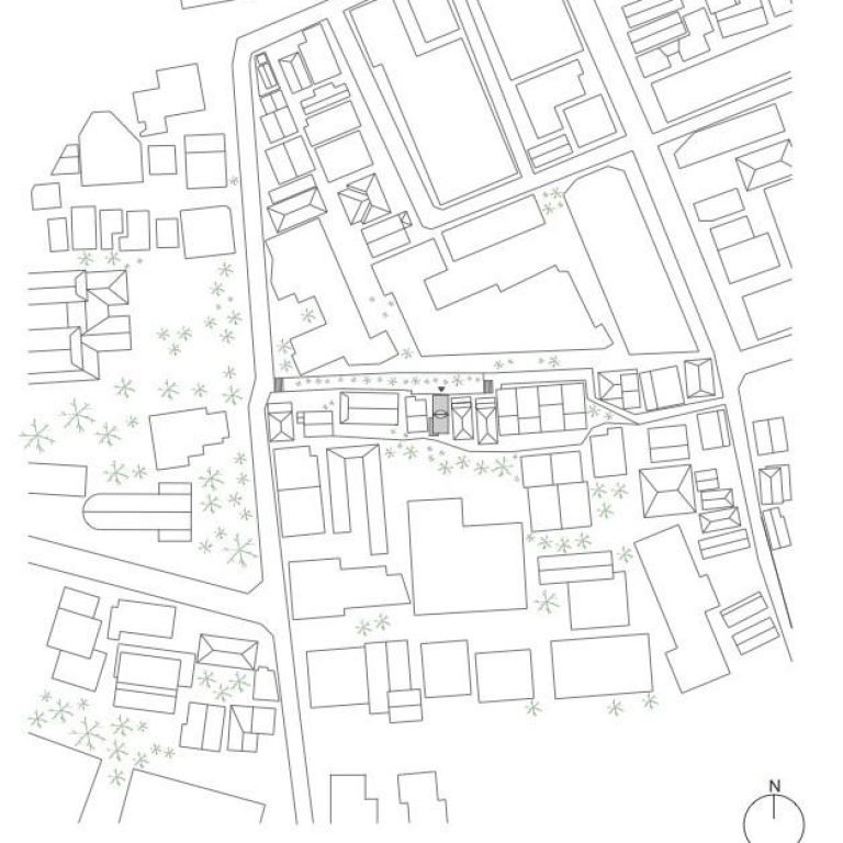 Plano de localización, Casa Amor 2 en Japón