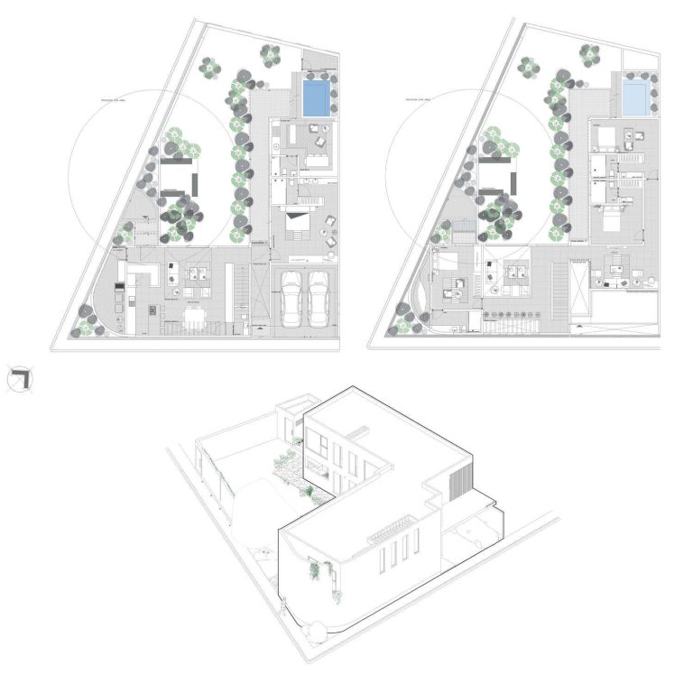 Planos de Casa Chukum CZ en Quintana Roo: Plantas, Fachadas y Cortes