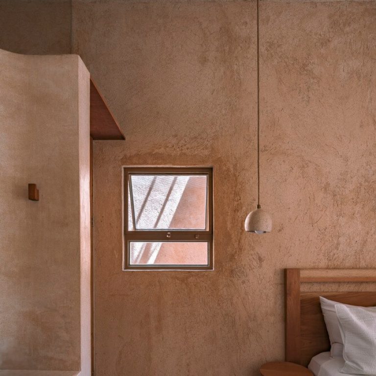 Habitación, ventana, lampara colgante