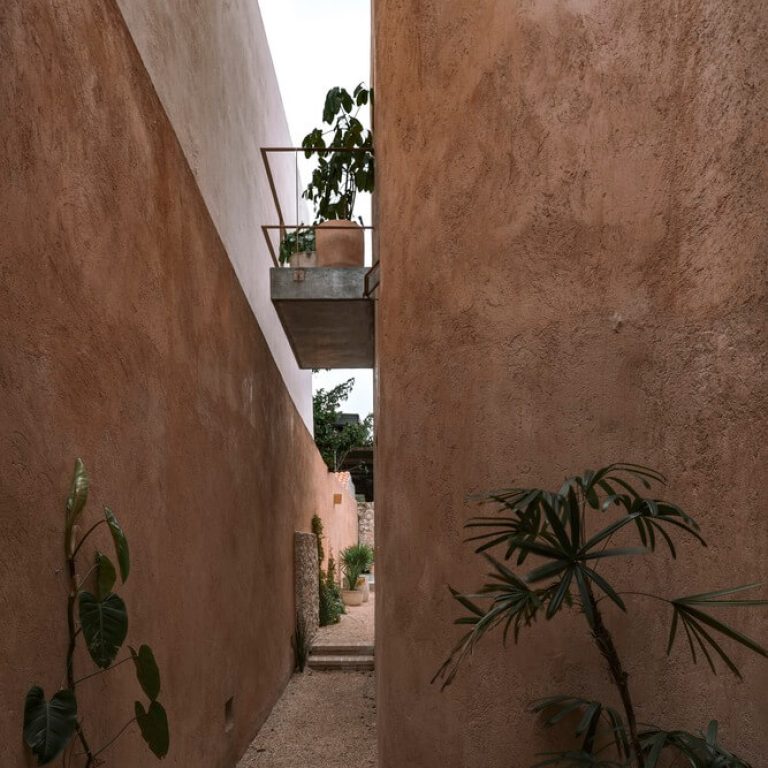 Patio, pasillo