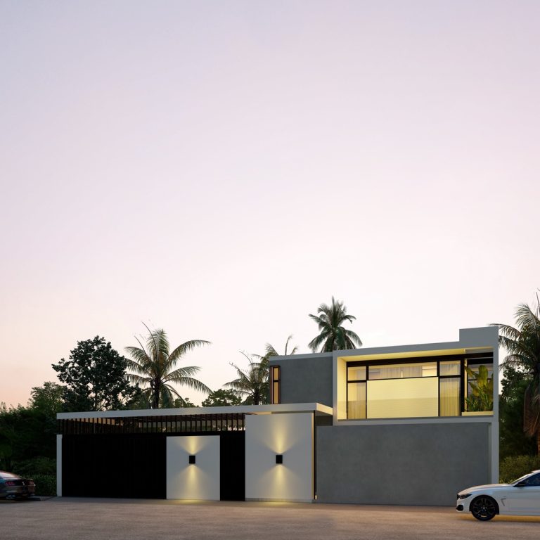 Proyecto Casa Gardenia en Tabasco por Arqv90 - Render de Arquitectura