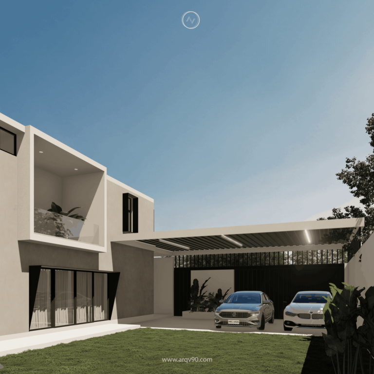 Proyecto Casa Gardenia en Tabasco por Arqv90 - Render de Arquitectura