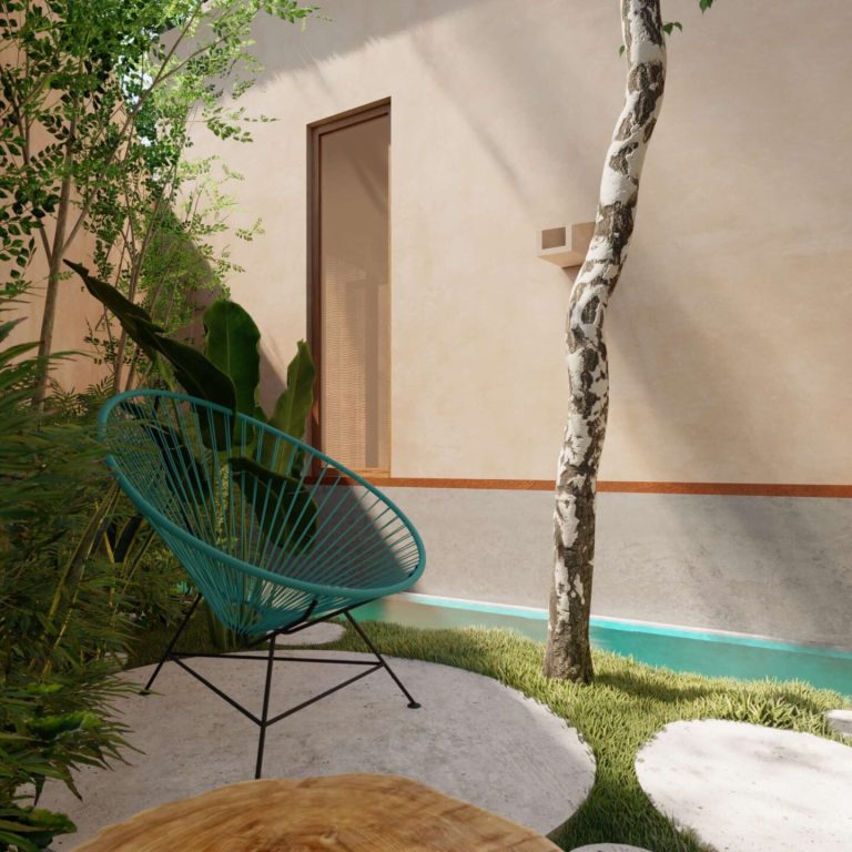 Proyecto: Casitas Nohiyari en Quintana Roo por RUMI estudio - Render Arquitectonico