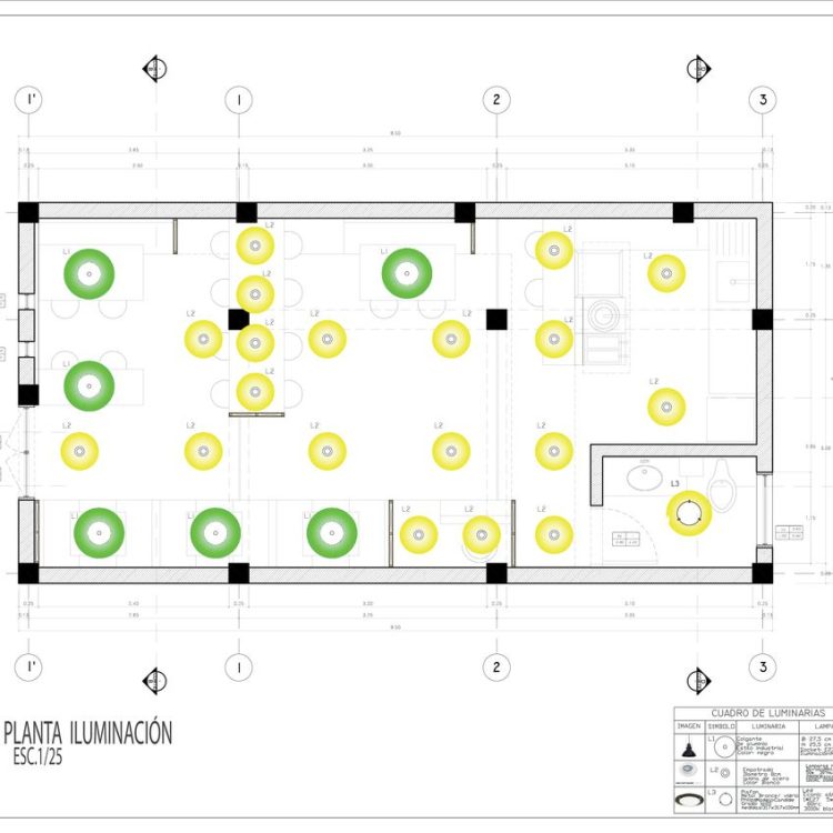 ¿Qué es un plano de iluminación en Arquitectura?