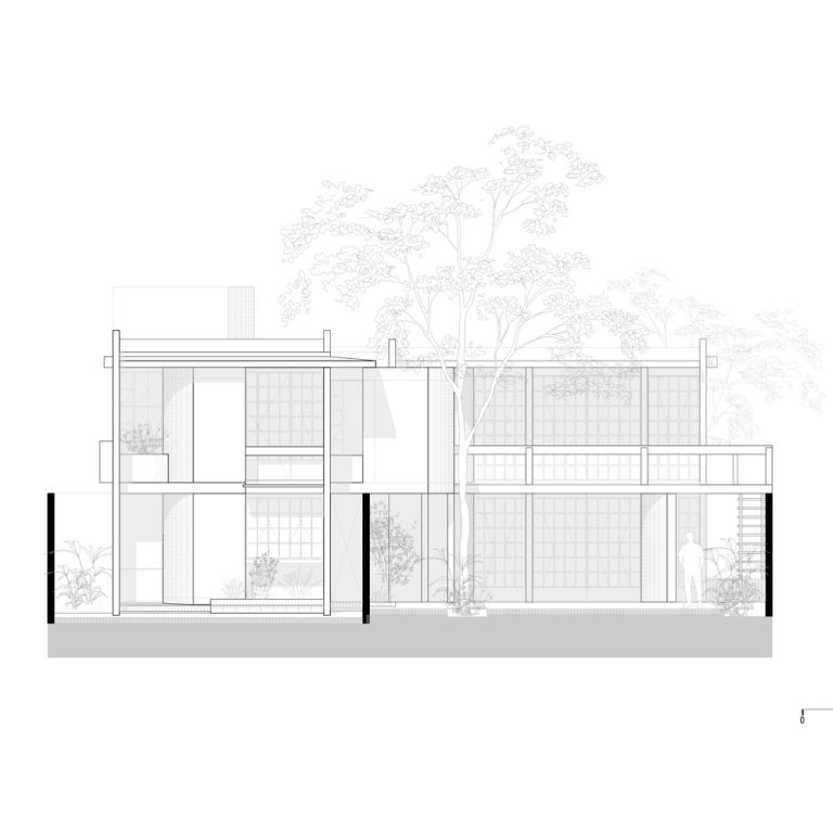 Planos de Red House en Huatulco: Arquitectura de Concreto Pigmentado | Ángel García