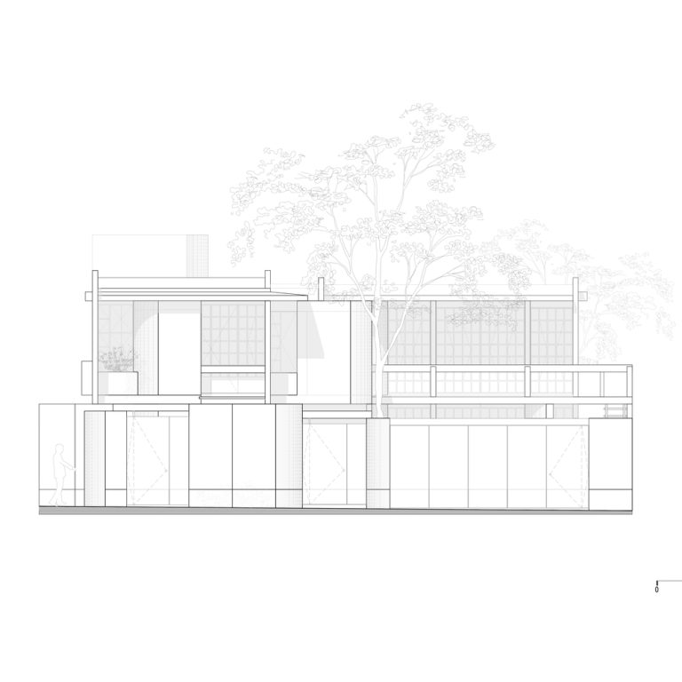 Planos de Red House en Huatulco: Arquitectura de Concreto Pigmentado | Ángel García