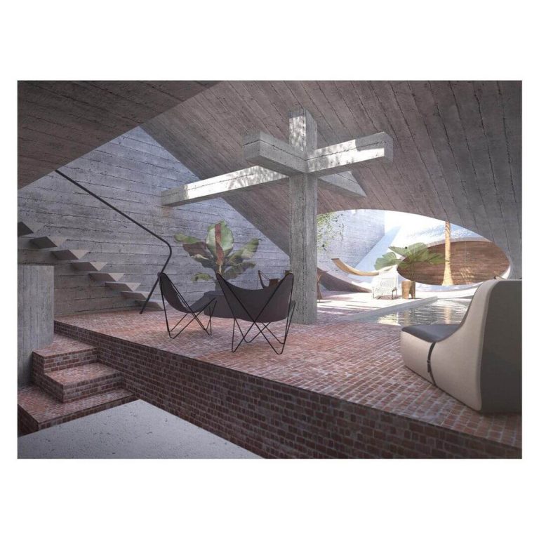 Casa Vo en Oaxaca por Ludwig Godefroy Arquitectura - Render Arquitectónico - El Arqui MX