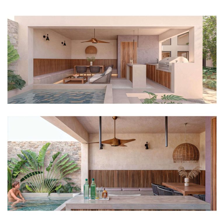 Render Casa Chukum CZ en Quintana Roo por Manuel Camacho 747 studio