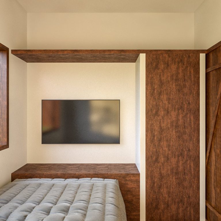 Una pequeña casa de campo por oninhoestudio