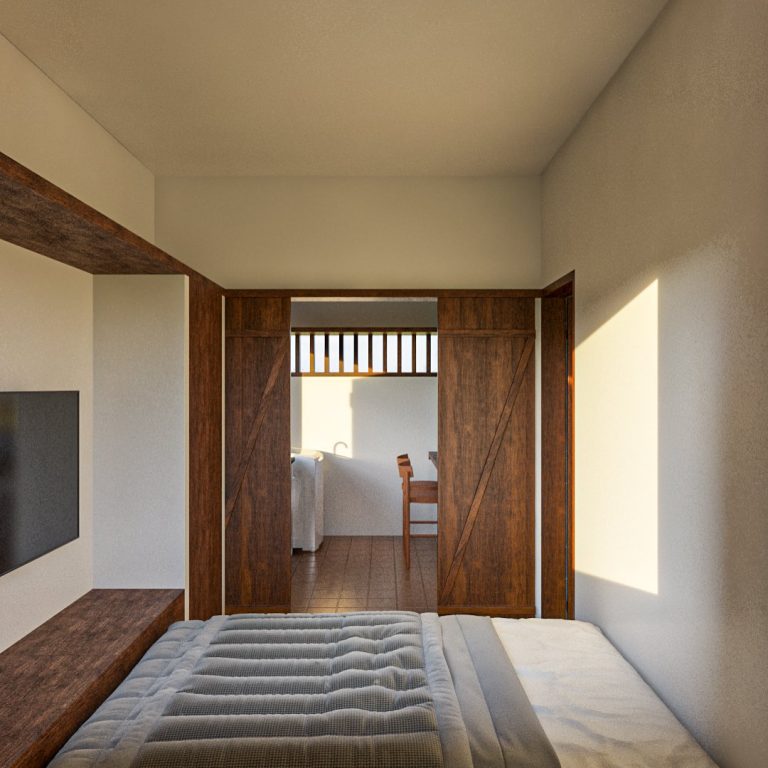Una pequeña casa de campo por oninhoestudio