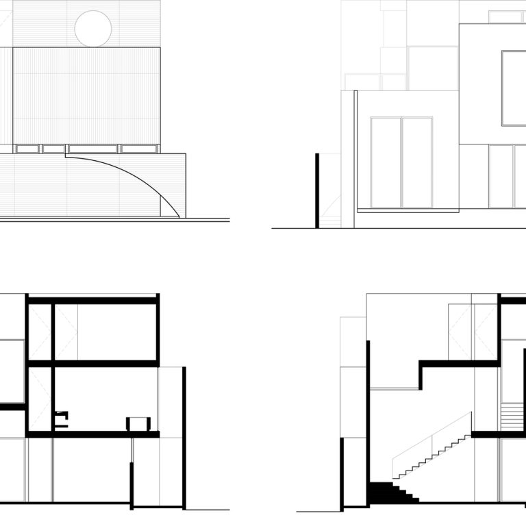 Villa Cava en Tulum por Espacio 18 Arquitectura - Plano Arquitectonico - El Arqui MX