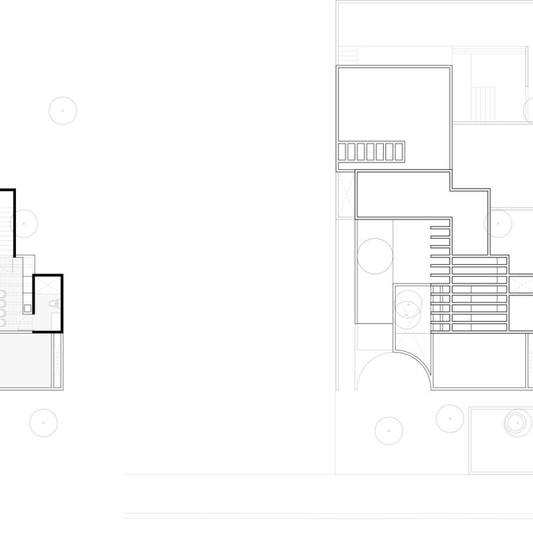 Villa Cava en Tulum por Espacio 18 Arquitectura - Plano Arquitectonico - El Arqui MX