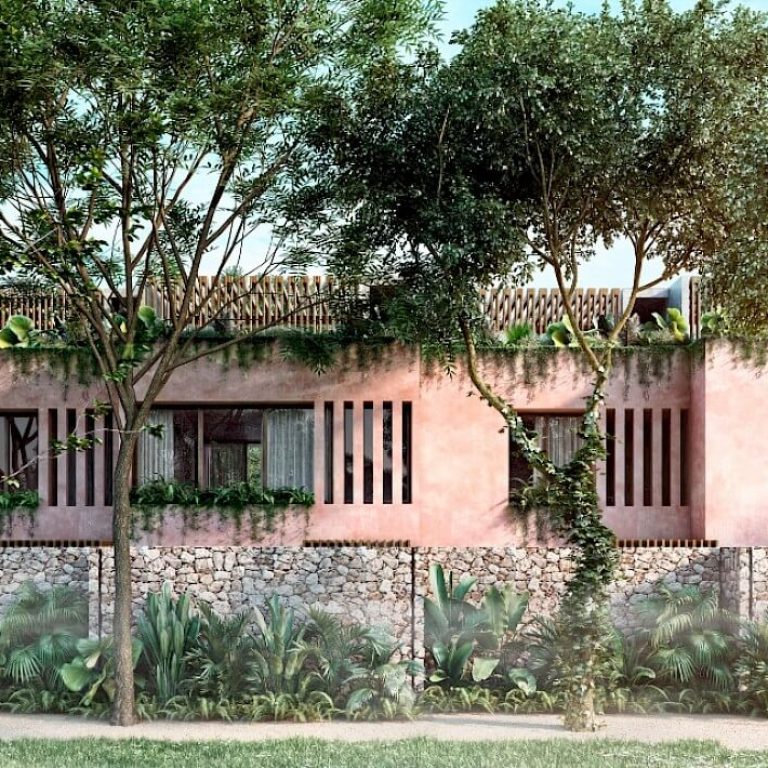 Villas Entorno en Tulum por Jaque Studio - Render de Arquitectura