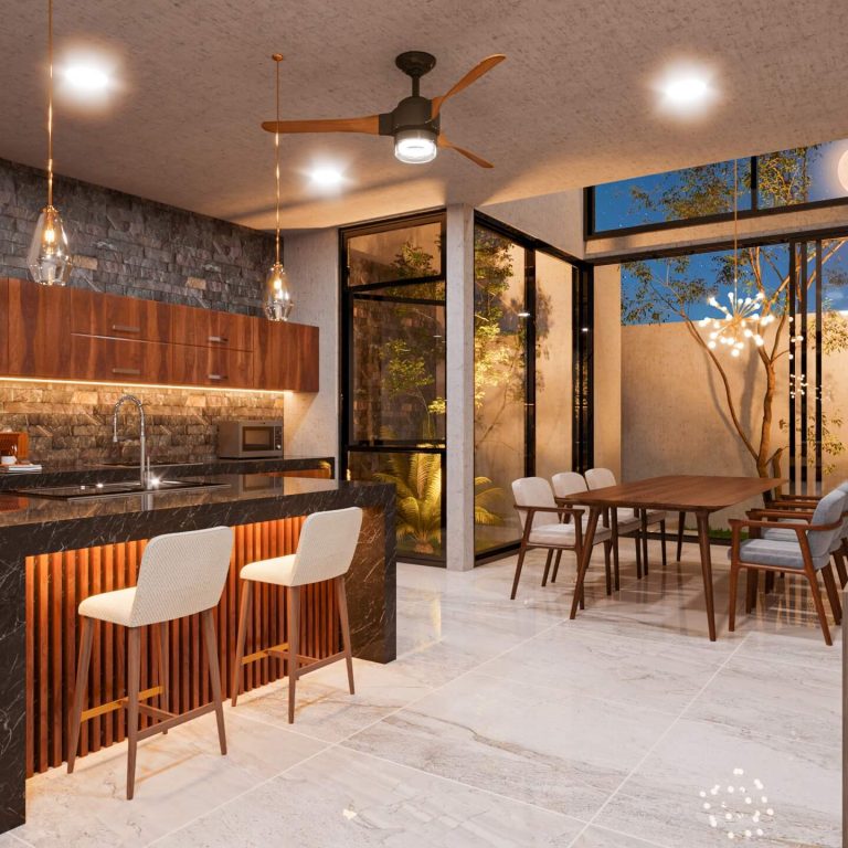 Vivienda Cholul en Yucatán por Punto libre Arquitectura - Render Arquitectónico - El Arqui MX