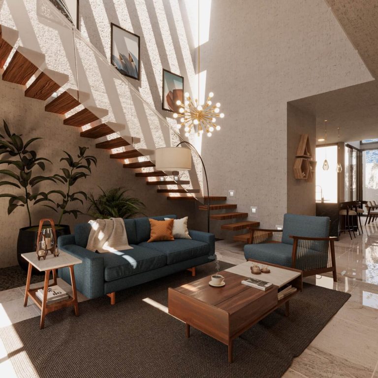 Vivienda Cholul en Yucatán por Punto libre Arquitectura - Render Arquitectónico - El Arqui MX
