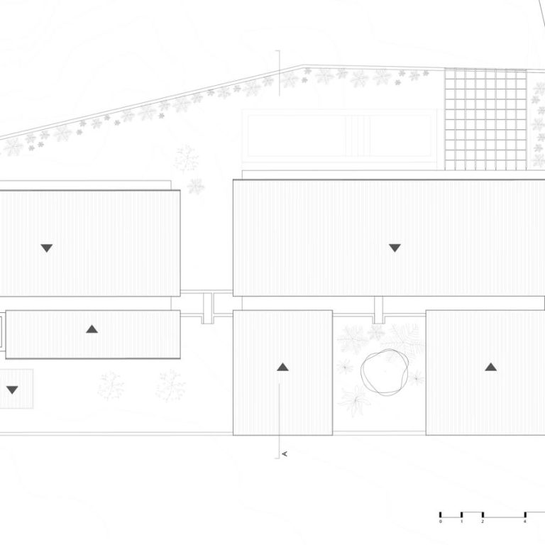 Vivienda H en Paraguay por Estudio 1415 - Plano Arquitectónico - El Arqui MX