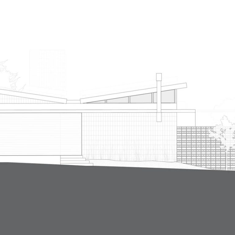 Vivienda H en Paraguay por Estudio 1415 - Plano Arquitectónico - El Arqui MX