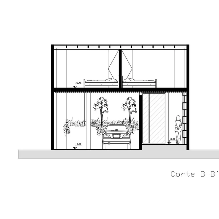 Vivienda María Emilia en Paraguay por Minimo Comun Arquitectura - Planos Arquitectónicos - El Arqui MX