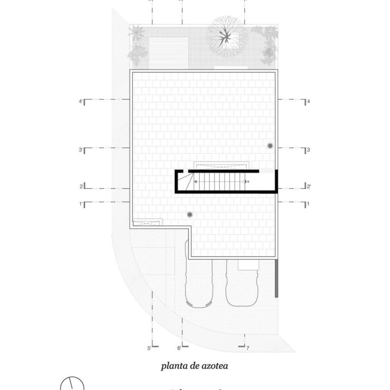 Arboreto 278 en Puebla por Taller | Eduardo Audirac - Plano Arquitectonico