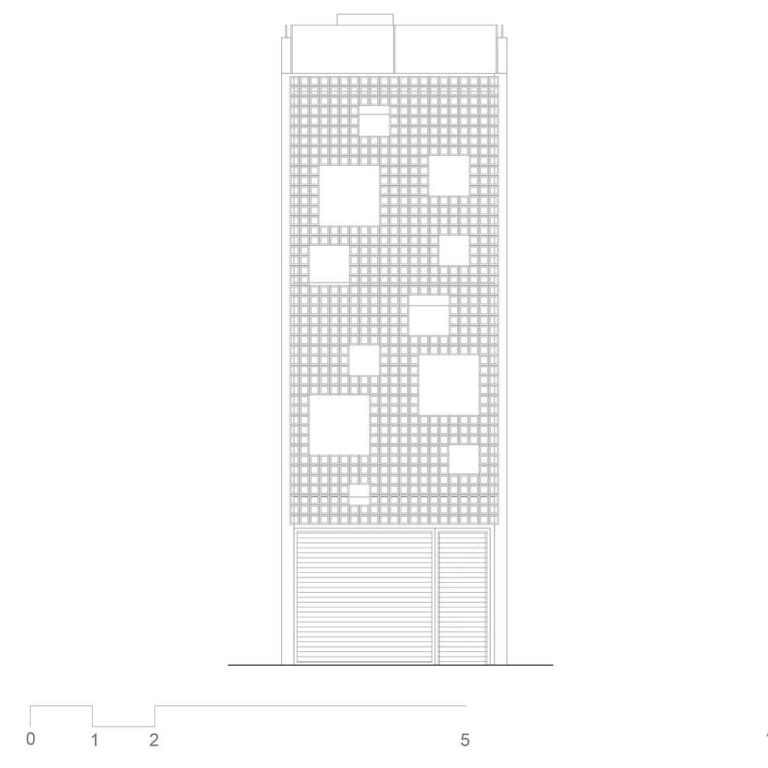 Vivienda entre medianeras en España por Viraje arquitectura